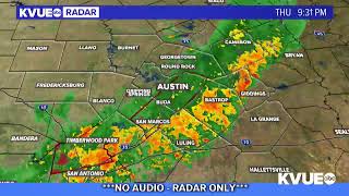 LIVE Weather radar as cold front moves into Central Texas  KVUE [upl. by Sauers]