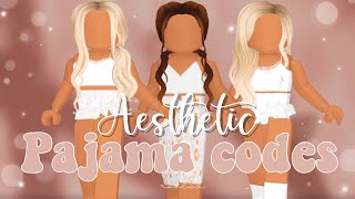 ✰ Aesthetic PAJAMA CODES ✰ ROBLOXBloxburg [upl. by Lotti]