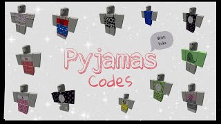 PYJAMAS CODES FOR BLOXBURG with links  Roblox  Teehee [upl. by Asreht]