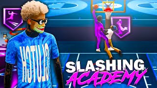 2K22 GUARD ACADEMY  BEST FINISHING BADGES  DUNK PACKAGES  BEST SLASHING BUILD in NBA 2K22 [upl. by Rugen]