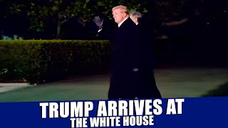 President Trump arrives at White House after visit to his property in MaraLago  USA I America [upl. by Enixam664]