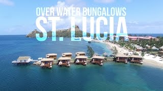 Sandals St Lucia Overwater Bungalow Tour [upl. by Bourn]