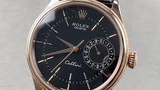 Rolex Cellini Date 50515 Rolex Watch Review [upl. by Araccat]