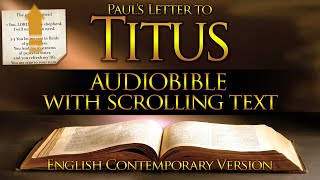 Holy Audio Bible TITUS Contemporary English With Text [upl. by Lletniuq]