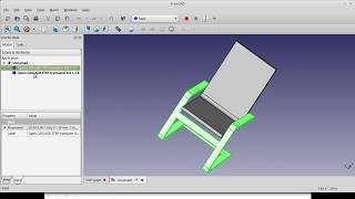 3D to 2D conversion Drawing Work Bench FreeCAD [upl. by Nus]