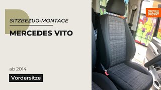 DriveDressy Sitzbezüge  Mercedes Vito Vordersitz [upl. by Bolen408]