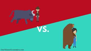 Bull and Bear Markets Bullish vs Bearish Explained in One Minute From Definition to Examples [upl. by Elliot459]