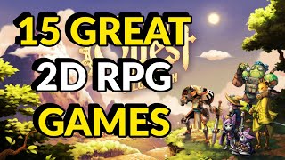 15 Great 2D Modern RPG Games [upl. by Attenohs]