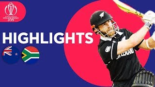 Final Over Drama  New Zealand vs South Africa  ICC Cricket World Cup 2019  Match Highlights [upl. by Aihsema487]