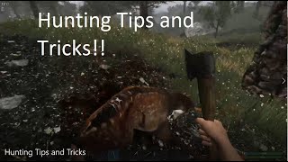 Subsistence Hunting Tips and Tricks [upl. by Randie]