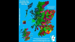 The Clan Territories of Scotland Map [upl. by Arimihc]