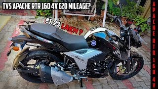 ये रही TVS Apache RTR 160 4V OBD2  New Features  Apache RTR 160 4V Black Detail Review [upl. by Elgna67]