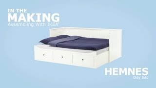 IKEA HEMNES Daybed Assembly Instructions [upl. by Ainirtak]