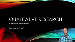 Introduction to Qualitative Research part 1 [upl. by Elna]