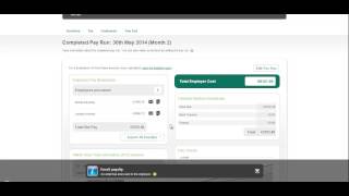 Emailing payslips in Sage One Payroll [upl. by Weinstock]