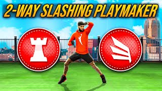 My 2WAY SLASHING PLAYMAKER made NBA 2K22 fun again [upl. by Ahsimet]