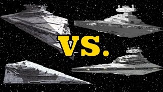 First Order Resurgentclass Star Destroyer vs Imperial Iclass Star Destroyer [upl. by Nahgeam]