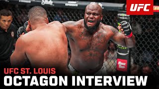 Derrick Lewis Octagon Interview  UFC St Louis [upl. by Onitram]