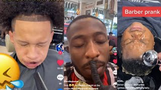 BARBER LIP PRANKBARBER PRANKS TIKTOK COMPILATION PART 2 [upl. by Nered21]