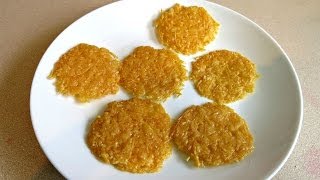 HOW TO MAKE PARMESAN CHEESE CRISPS [upl. by Doersten]