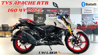 New Updated TVS APACHE RTR 160 4V 2025 Model  Detail Review  ​⁠MRStudio45 [upl. by Dwaine]