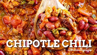 Chipotle Chili  Spicy Chunky DELICIOUS [upl. by Ahsap433]