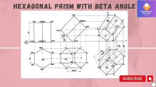 Hexagonal prism with Beta angle [upl. by Ainitsirc]