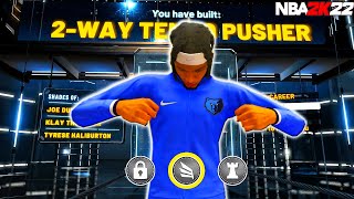 THE BEST 2 WAY SLASHING PLAYMAKER BUILD FOR NBA 2K22 [upl. by Rapp]