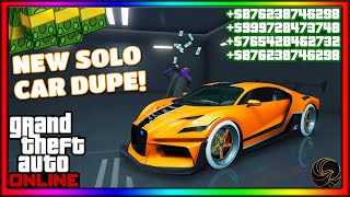 SOLO  NEW SUPER EASY GTA 5 ONLINE CAR DUPLICATION GLITCH  AFTER PATCH 167  PS5XBOXPC [upl. by Bathesda]