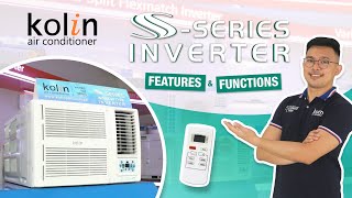 KOLIN S SERIES WINDOW TYPE INVERTER [upl. by Asereht]