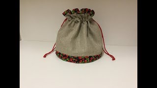 Coudre un sac pochon  Tuto Couture Madalena [upl. by Anaili]