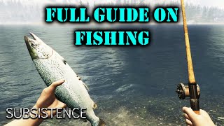 All you need to know on How to Fish in Subsistence [upl. by Itsim15]