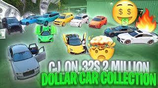 CJ ON 32S CUSTOM 2MILLION DOLLAR CAR COLLECTION [upl. by Meras98]