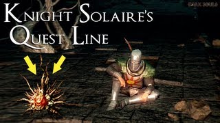 Dark Souls  Solaires Quest Line Saving Solaire In Lost Izalith And Summoning Him At Lord Gwyn [upl. by Phoebe740]