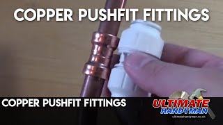 copper pushfit fittings [upl. by Sivad]