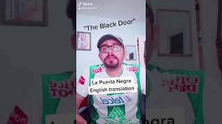 quotLa Puerta Negraquot by Los Tigres Del Norte English Translation [upl. by Normand500]