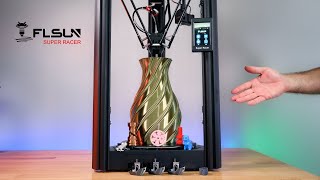 Flsun SR Super Racer  Delta 3D Printer  Unbox amp Setup [upl. by Jardena467]