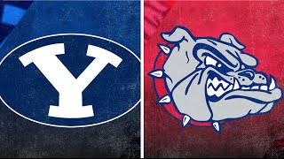 WCC Mens Basketball  Gonzaga vs BYU Highlights [upl. by Angid965]