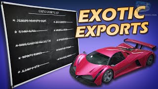 GTA Online Los Santos Tuners  Exotic Exports Guide All Vehicles Locations [upl. by Adnarym17]