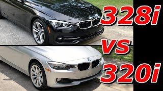 BMW 328i vs 320i  F30 3 Series Overview [upl. by Enirehtakyram]