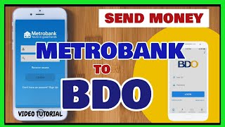 Metrobank to BDO How to Transfer Fund from Metrobank Direct to BDO Online Mobile App [upl. by Killoran]