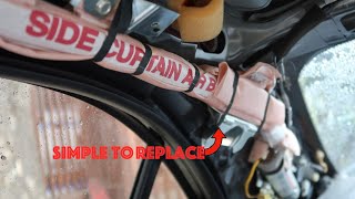 How To Remove amp Replace Side Curtain Airbag [upl. by Hallie]