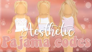 âś° Aesthetic PAJAMA CODES pt 2 âś° ROBLOXBloxburg [upl. by Eceinal]