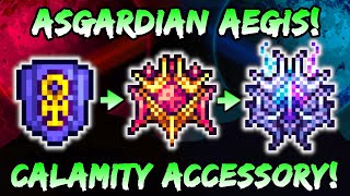 Asgardian Aegis  BEST SHIELD in Terraria Calamity Mod Endgame Upgrade to Ankh Shield Accessory [upl. by Idnym]