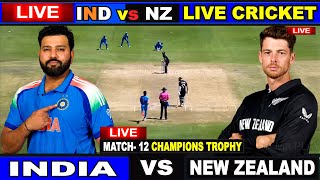 🔴Live IND vs NZ 12th ODI  Live Scores amp Commentary  India vs New Zealand  2nd Innings [upl. by Nanyt776]