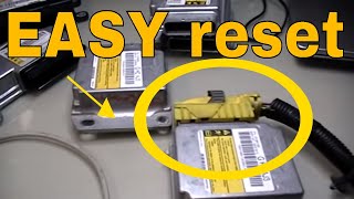 How to Reset  Repair clear the crash data from GM Airbag control module part 1 [upl. by Einohtna254]