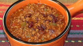 Chili Recipe  How to Make Homemade Chili [upl. by Elberta]