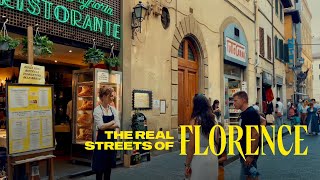 The Real Florence Italy Walking Tour  4K [upl. by Green]