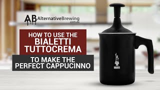 How to Use the Bialetti Tuttocrema Milk Frother [upl. by Durant]