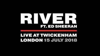 Eminem  River ft Ed Sheeran LIVE AT TWICKENHAM 2018 [upl. by Daphna242]